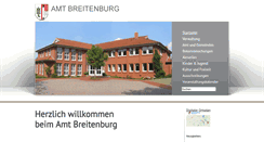 Desktop Screenshot of amt-breitenburg.de